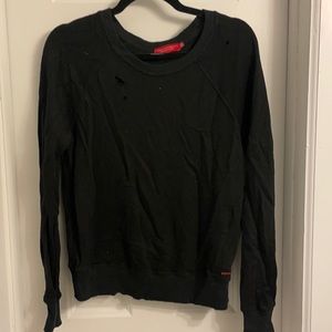 Philanthropy distressed sweater